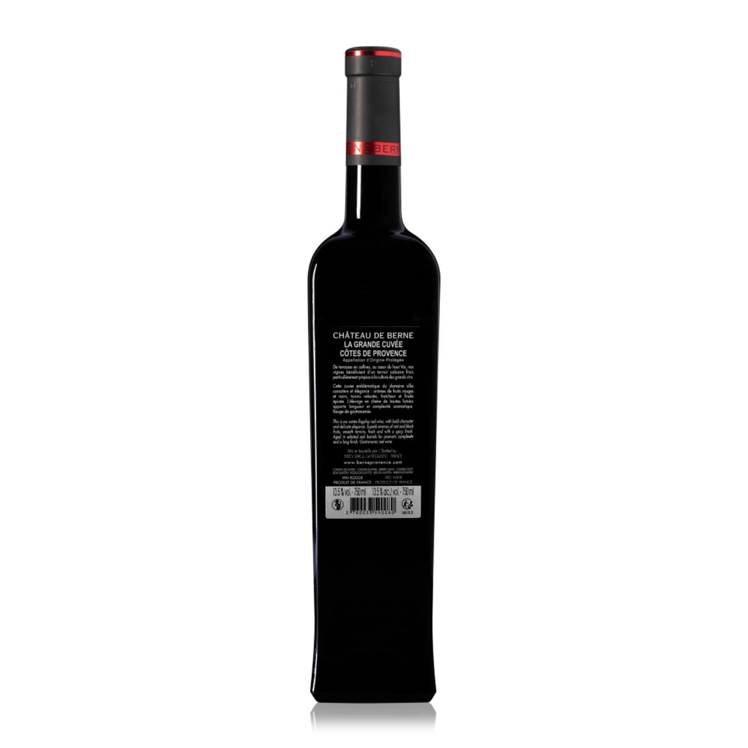 Vino Tinto 2021 AOP Côtes de Provence - Château de Berne Grande Cuvée