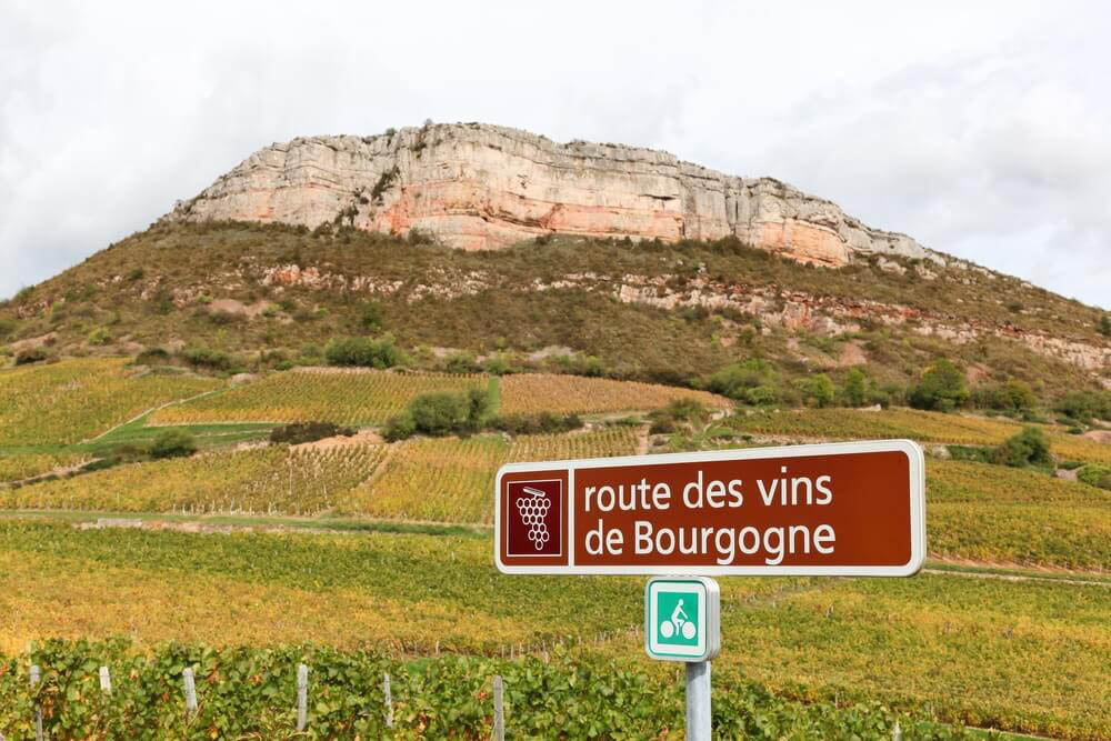 La route des vins de Bourgogne