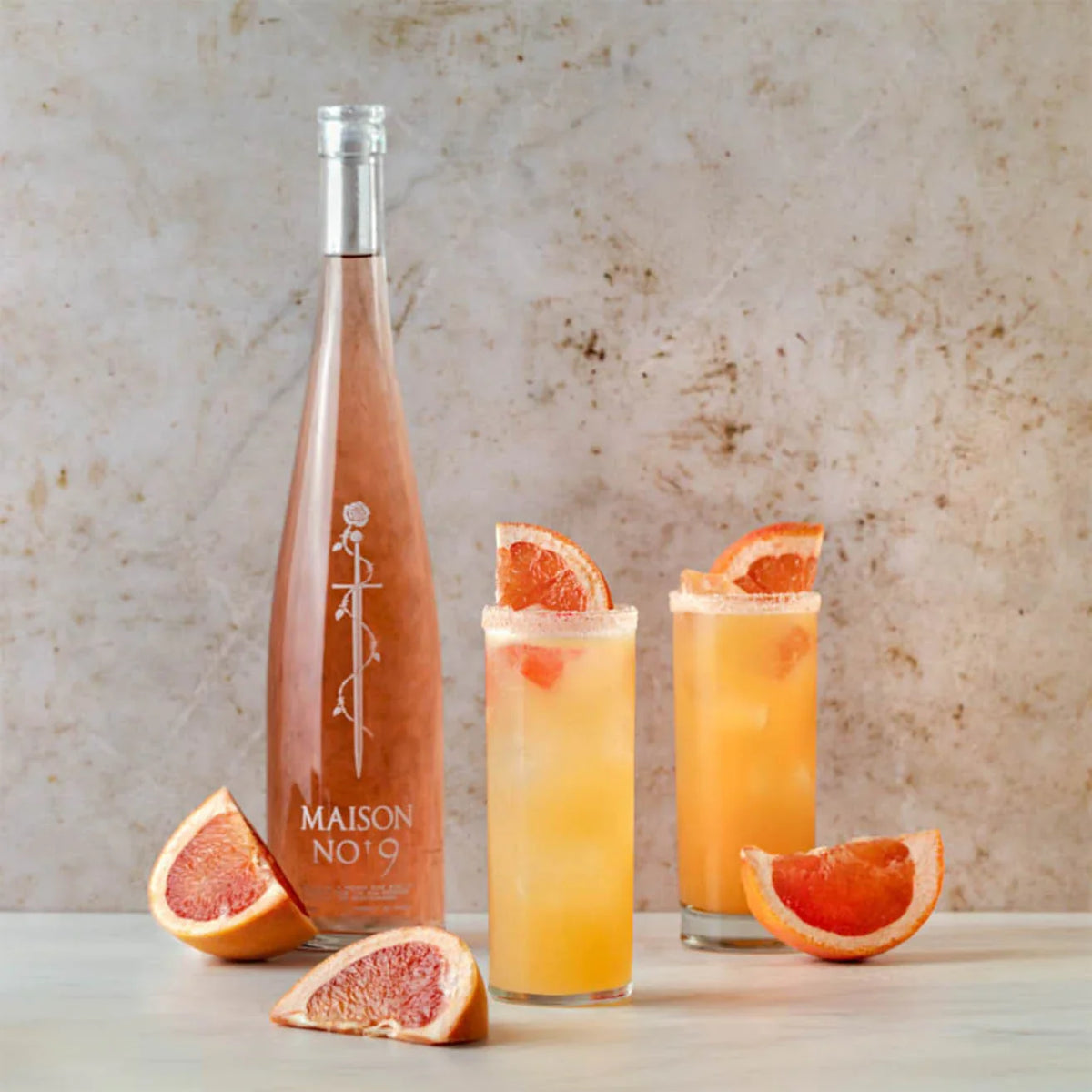 vin rosé avec une capsule à vis