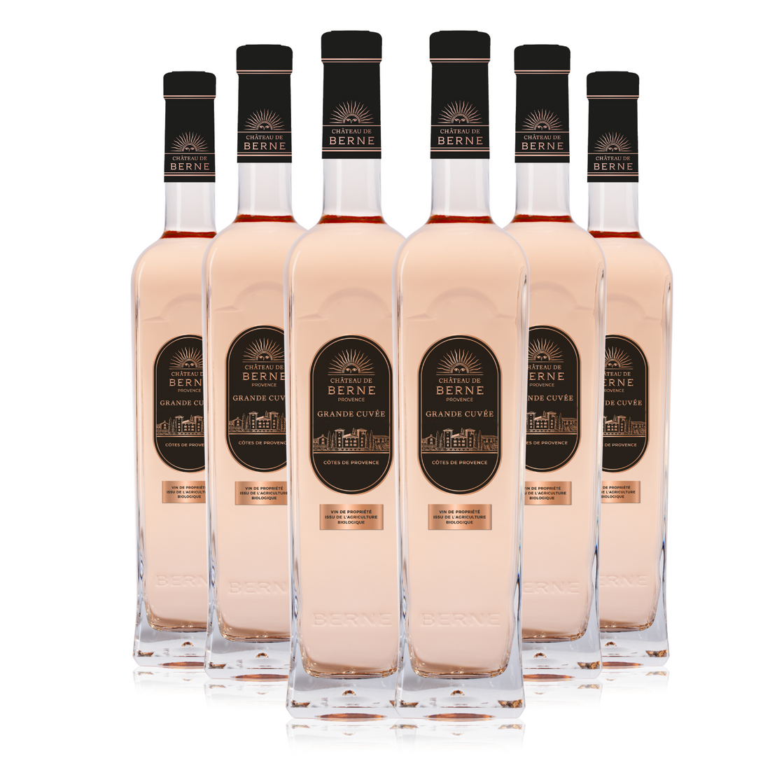 Rosé 2024 AOP Côtes de Provence  - Pack Abonnement  Château de Berne Grande Cuvée
