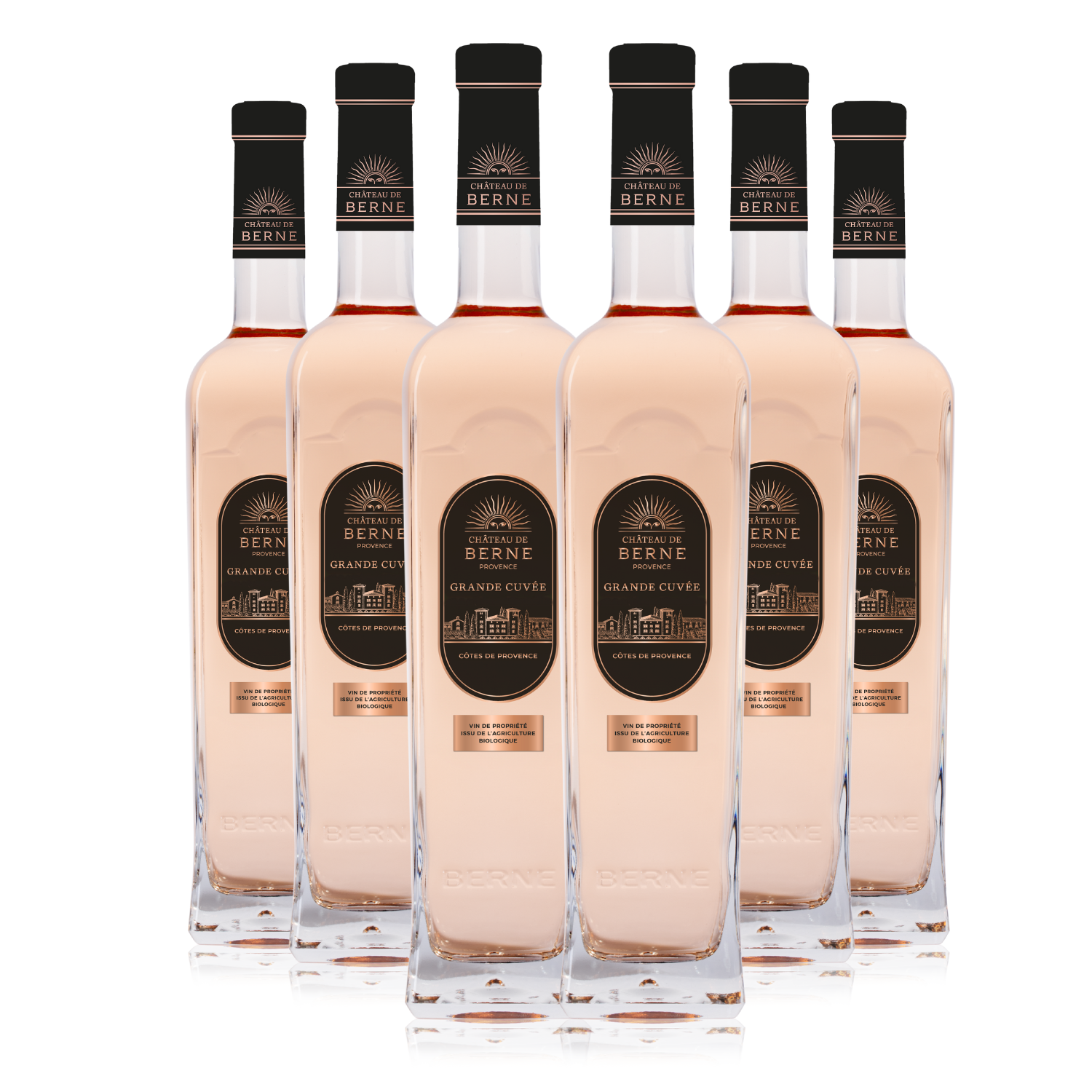 Rosé 2024 AOP Côtes de Provence  - Pack Abonnement  Château de Berne Grande Cuvée