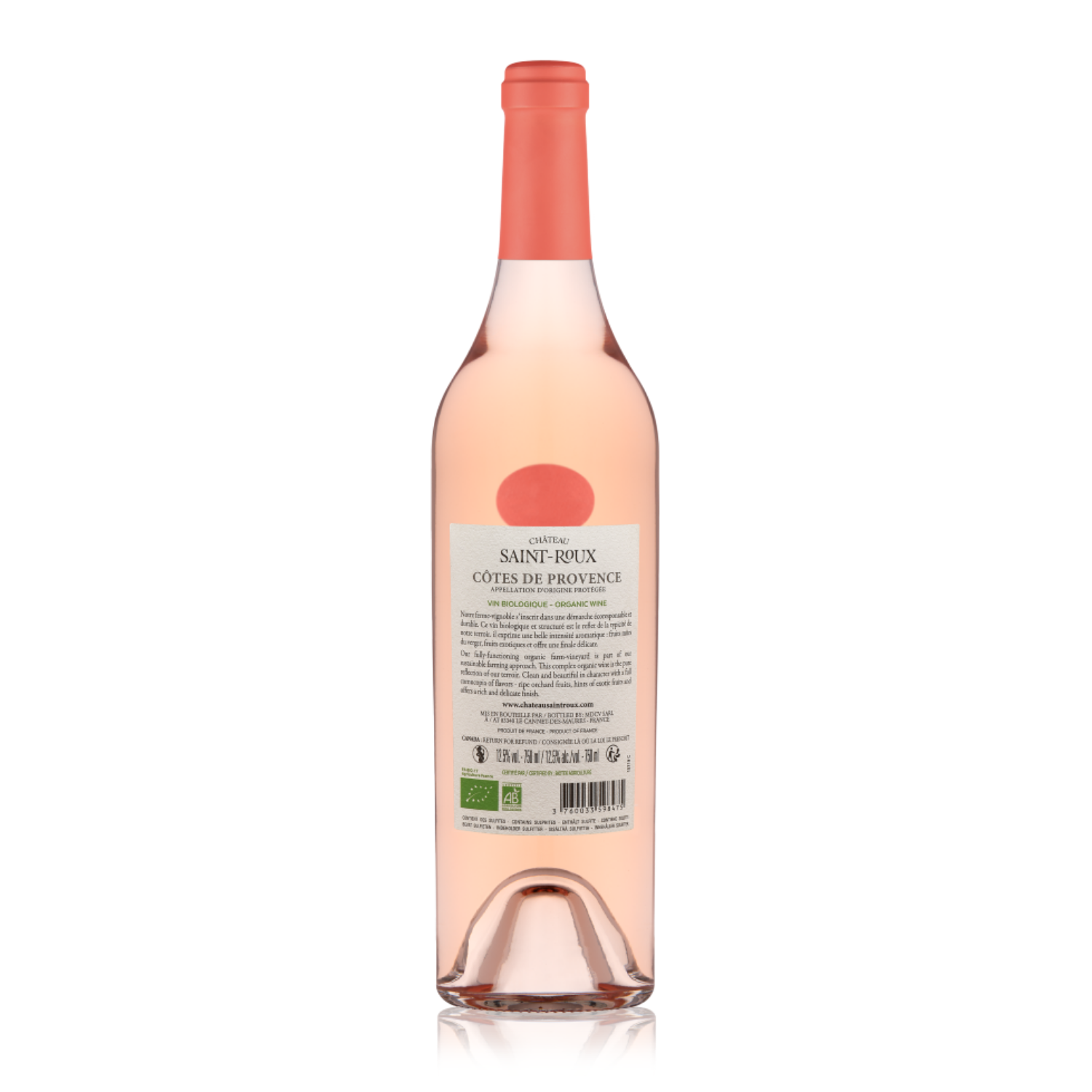 Vin Rosé 2024 AOP Côtes de Provence - Château Saint-Roux