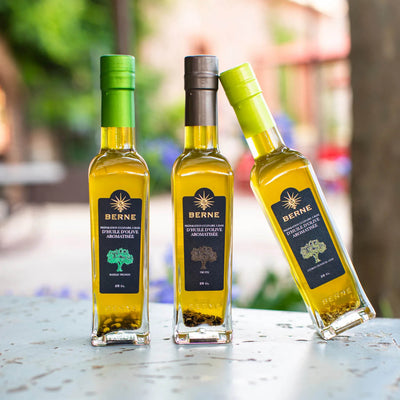 Berne - Huile d'Olive aromatisée Basilic & Pignon
