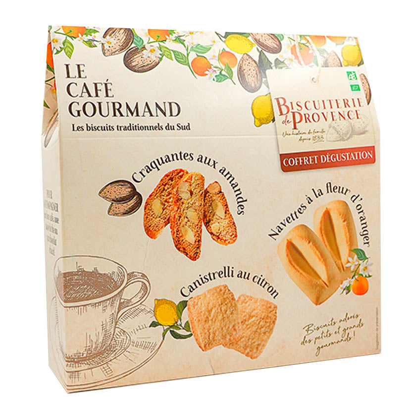 La Biscuiterie de Provence - Scatola di caffè gourmet provenzale biologico